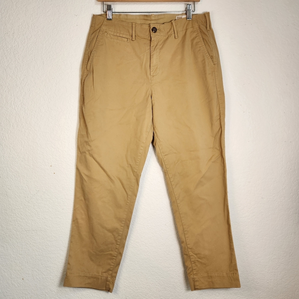 GAP High‎ Rise Straight Mohave Pants, Size 12
